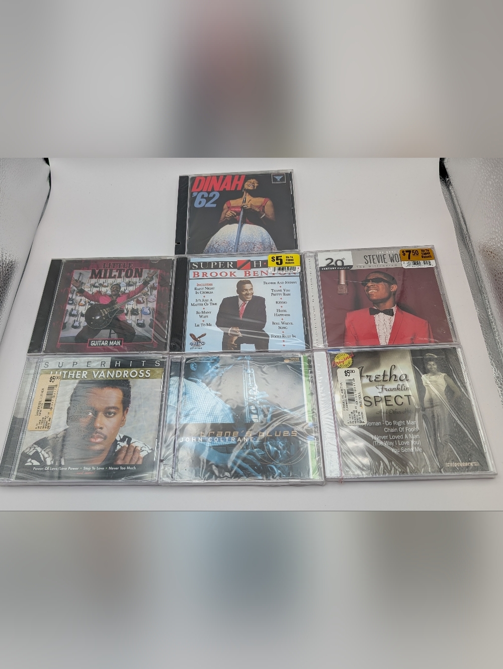BRAND NEW Jazz, Soul & Blues Music 7 CD Lot Factory Sealed Stevie Wonder & More